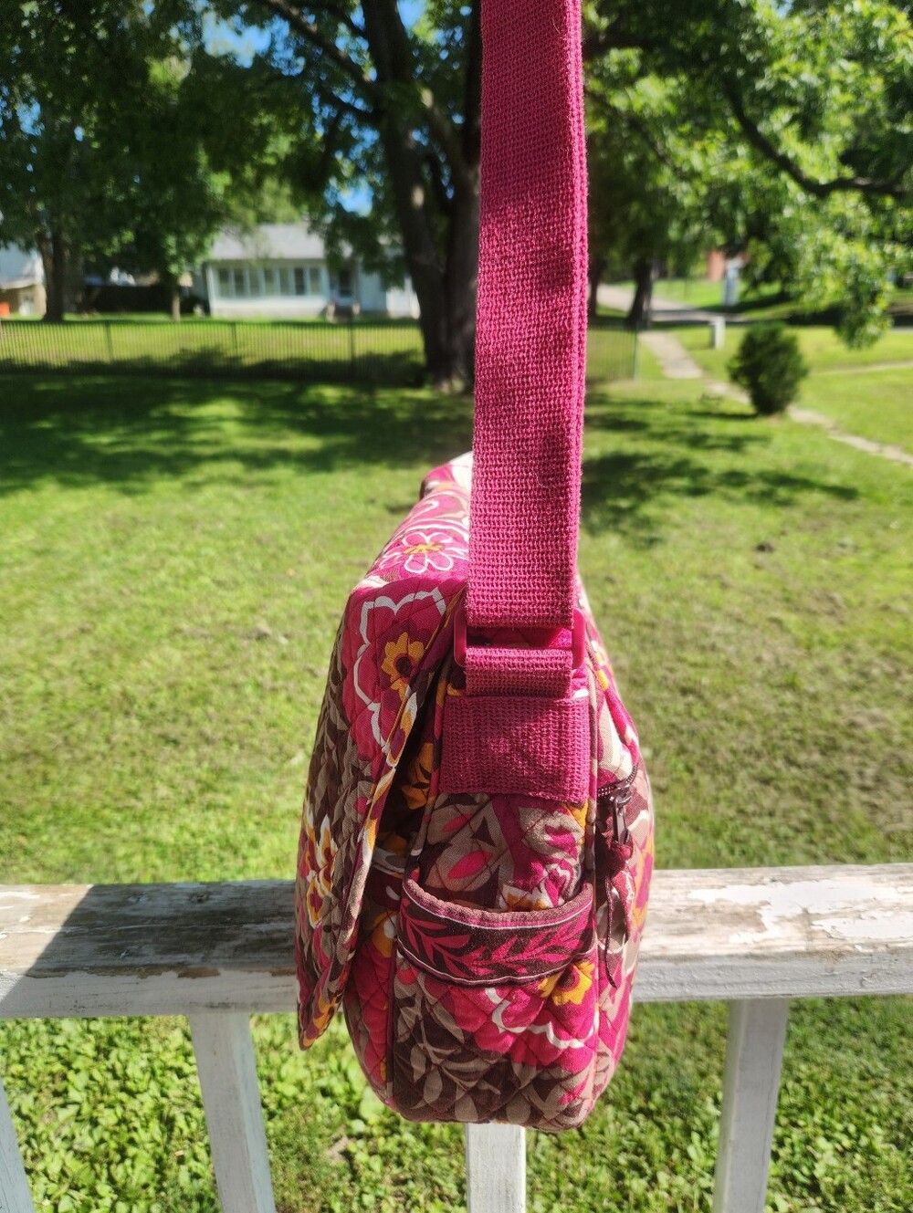 Vera Bradley Carnaby Little Betsey Quilted shoulder bag EUC - Picture 8 of 12